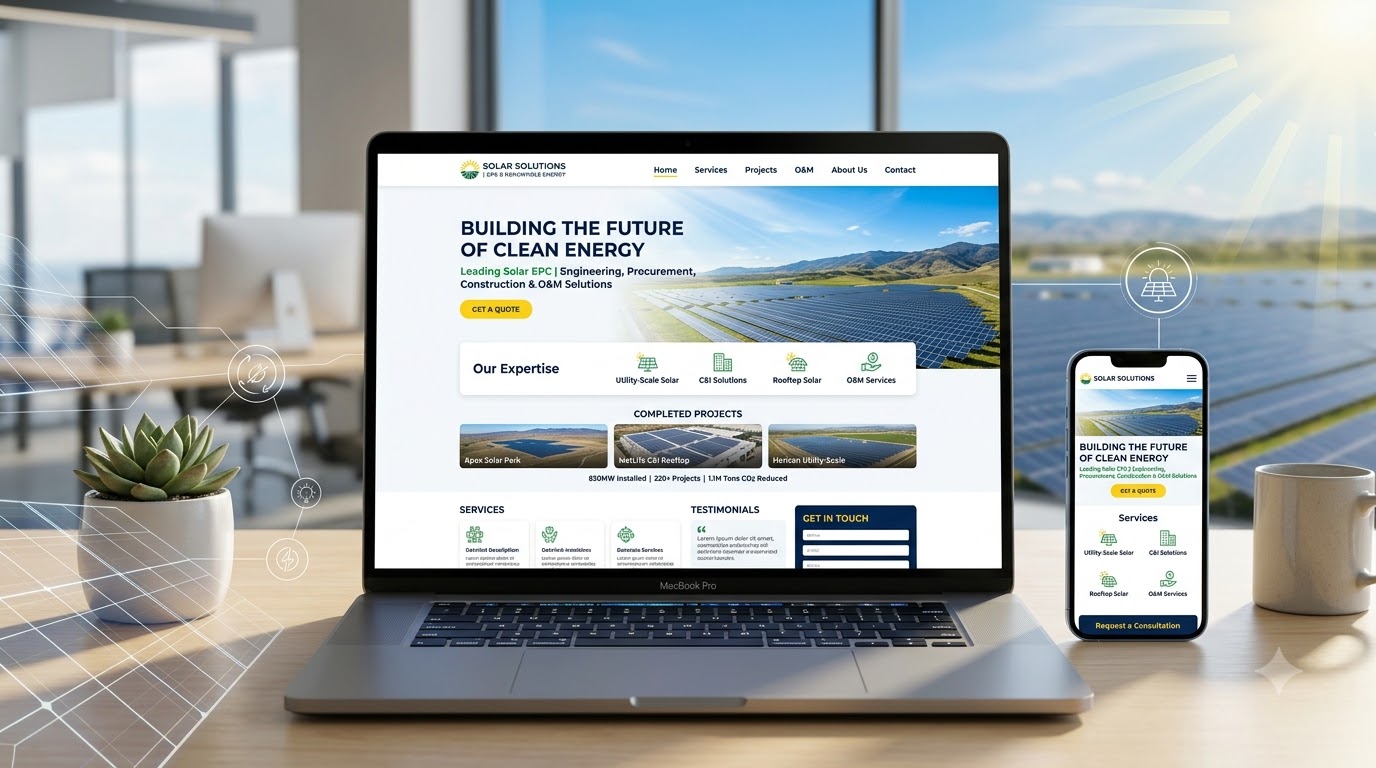 Professional service business website
